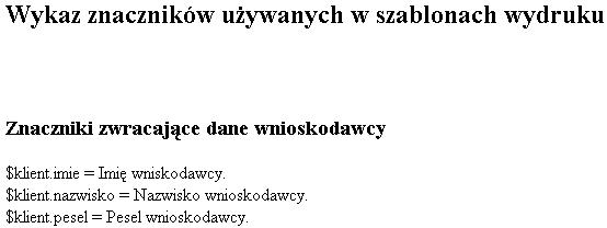 Lista znaczników